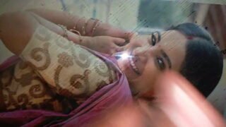 xxx Cum on sharanya turadi sexy saree blouse, DeepHot.Link