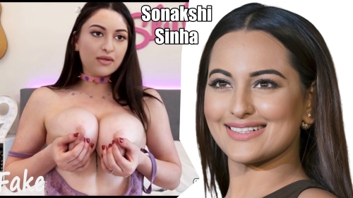 Hindi Xx Video Sonaksi - Sonakshi Sinha big boobs pressed nipple torture deepfake pussy licking video  â€“ DeepHot.Link