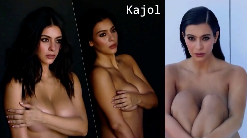 Sexy milf Kajol full nude photoshoot without dress deepfake video