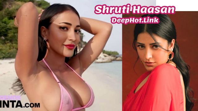 Hot Telugu heroine Shruti Haasan semi nude beach bikini bold photoshoot video